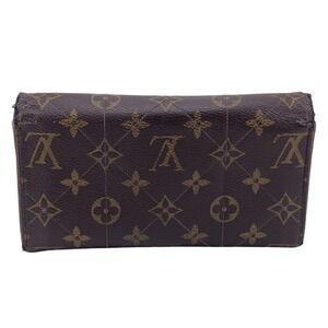 Louis Vuitton Portefeuille Wallet Sarah Turnlock Etoile Long Card Brown